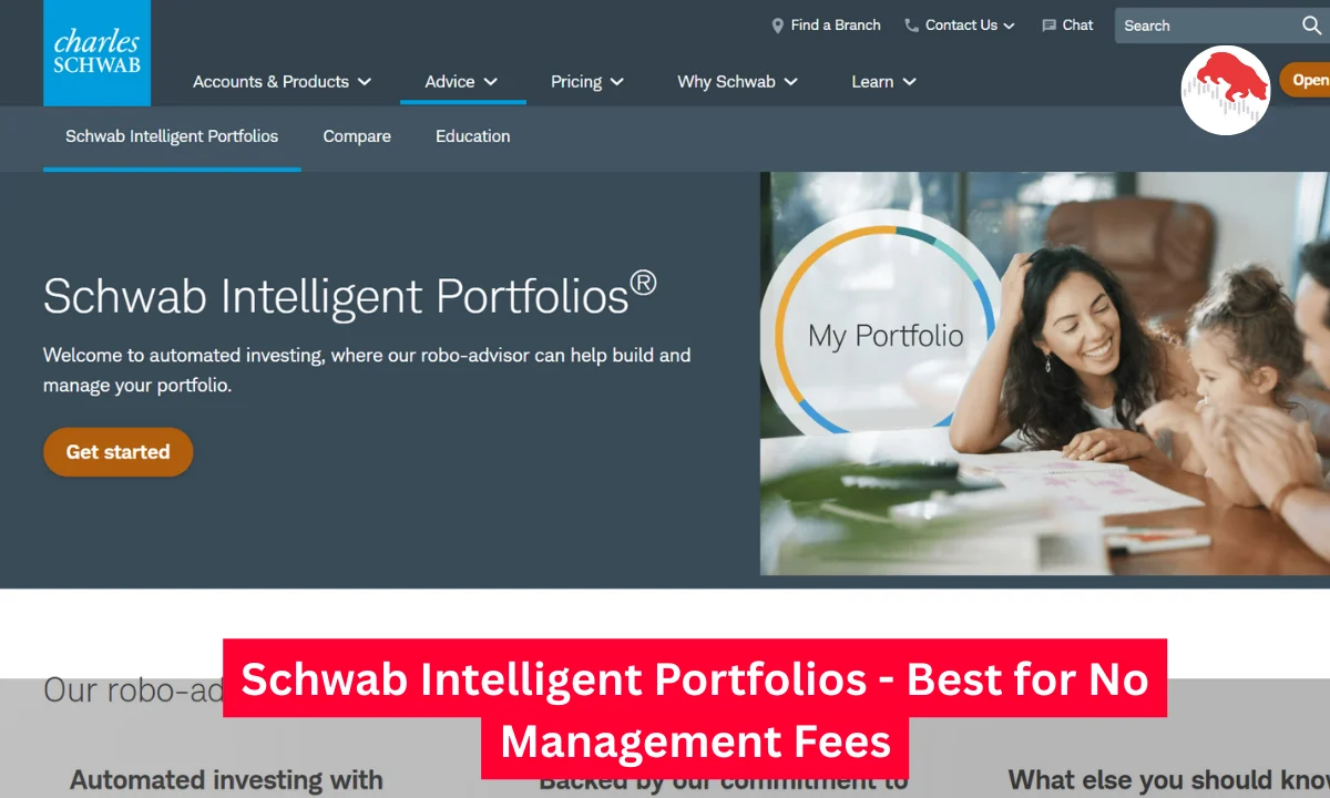 Schwab Intelligent Portfolios - Best for No Management Fees