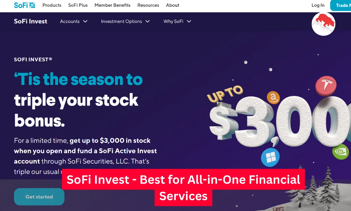 SoFi Invest - Best for All-in-One Financial Services