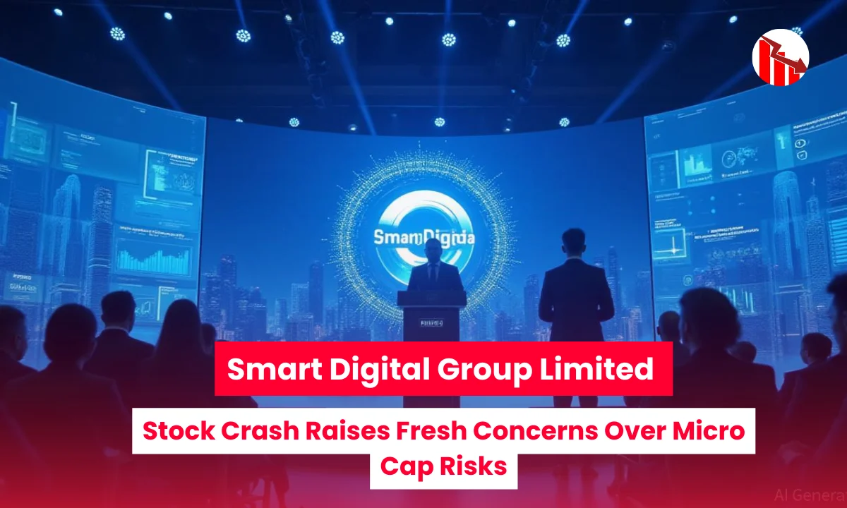 Smart Digital Group Limited Stock Crash Raises Fresh Concerns Over Micro Cap Risks | Image With AI Invest