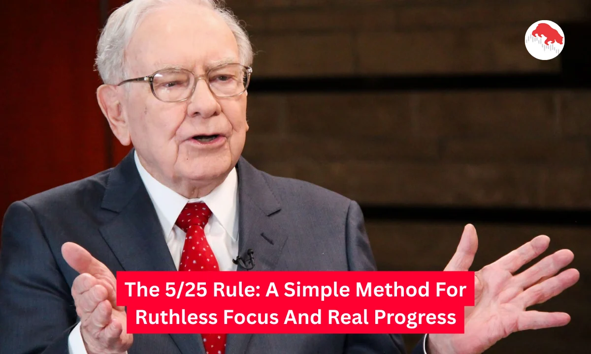 The 5/25 Rule: A Simple Method For Ruthless Focus And Real Progress | Image With CNBC