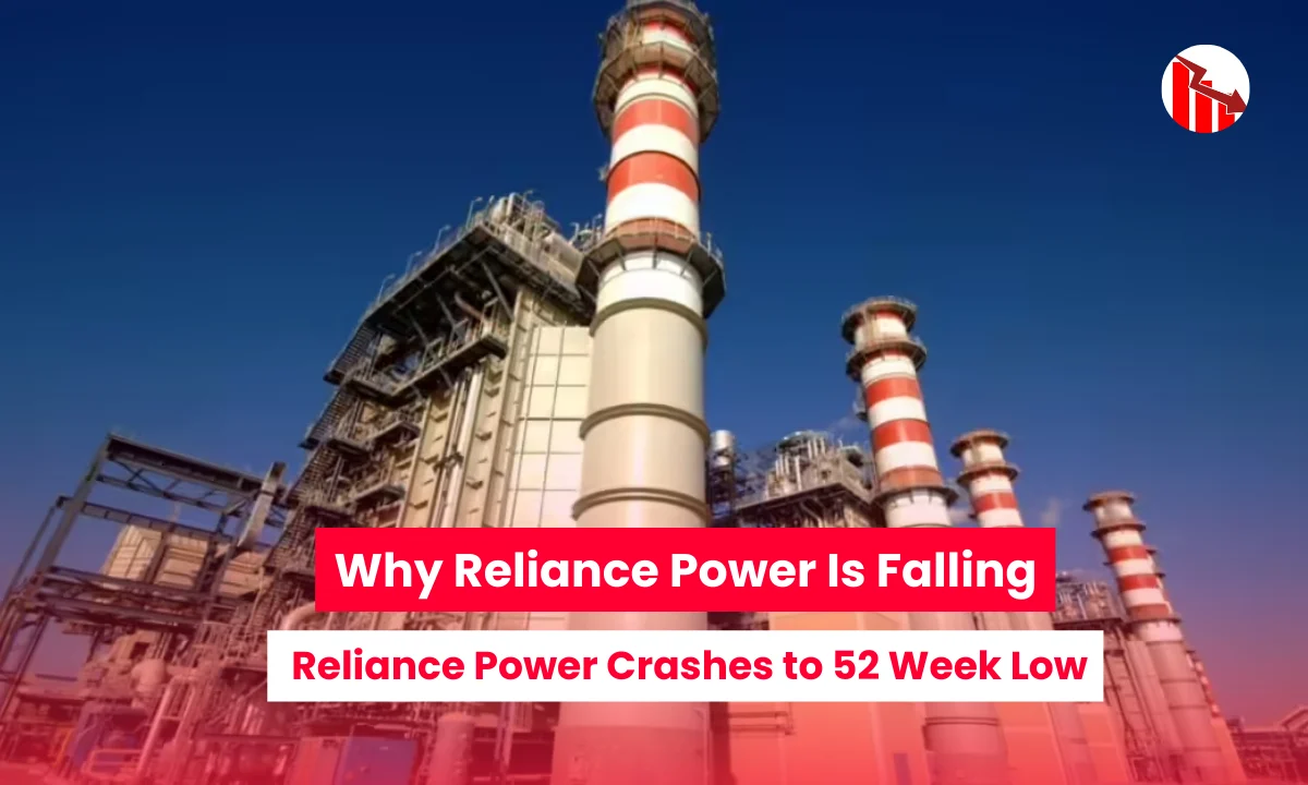 Why Reliance Power Is Falling: Reliance Power Crashes to 52 Week Low | Image Via Economics Times