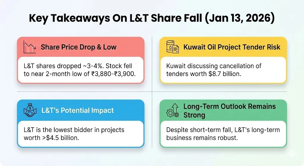 Key Takeaways On L&T Share Fall