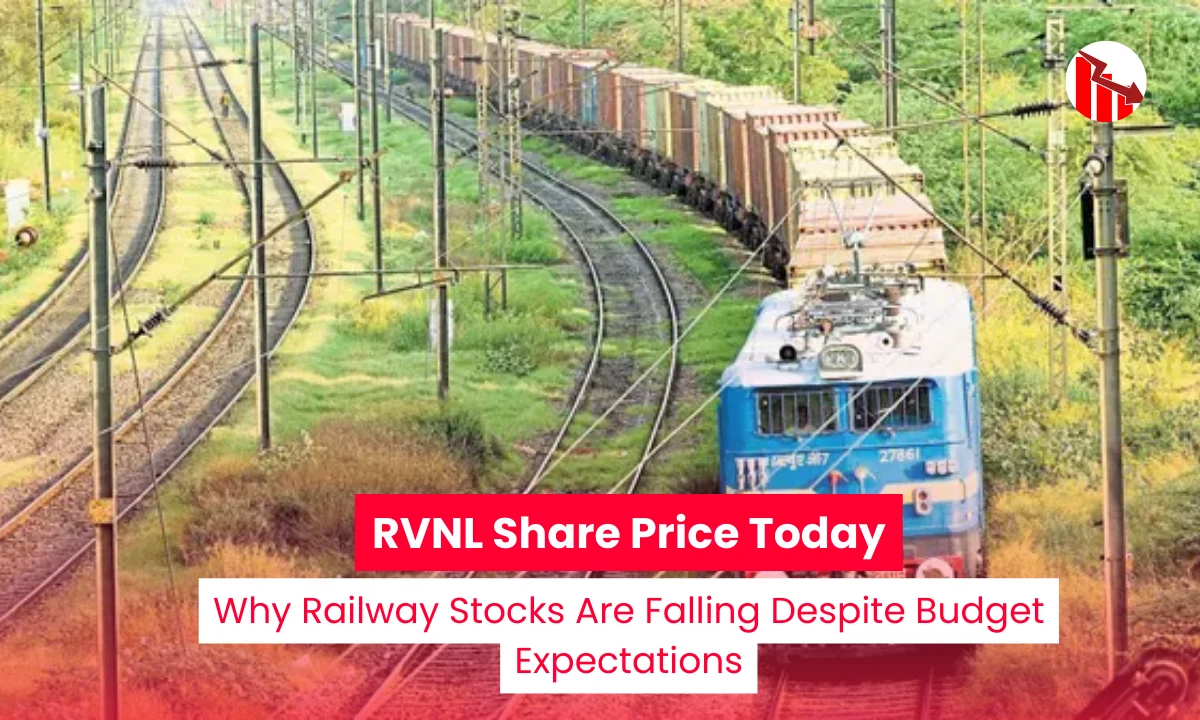 RVNL Share Price Today: Why Railway Stocks Are Falling Despite Budget Expectations | Image With Live Mint
