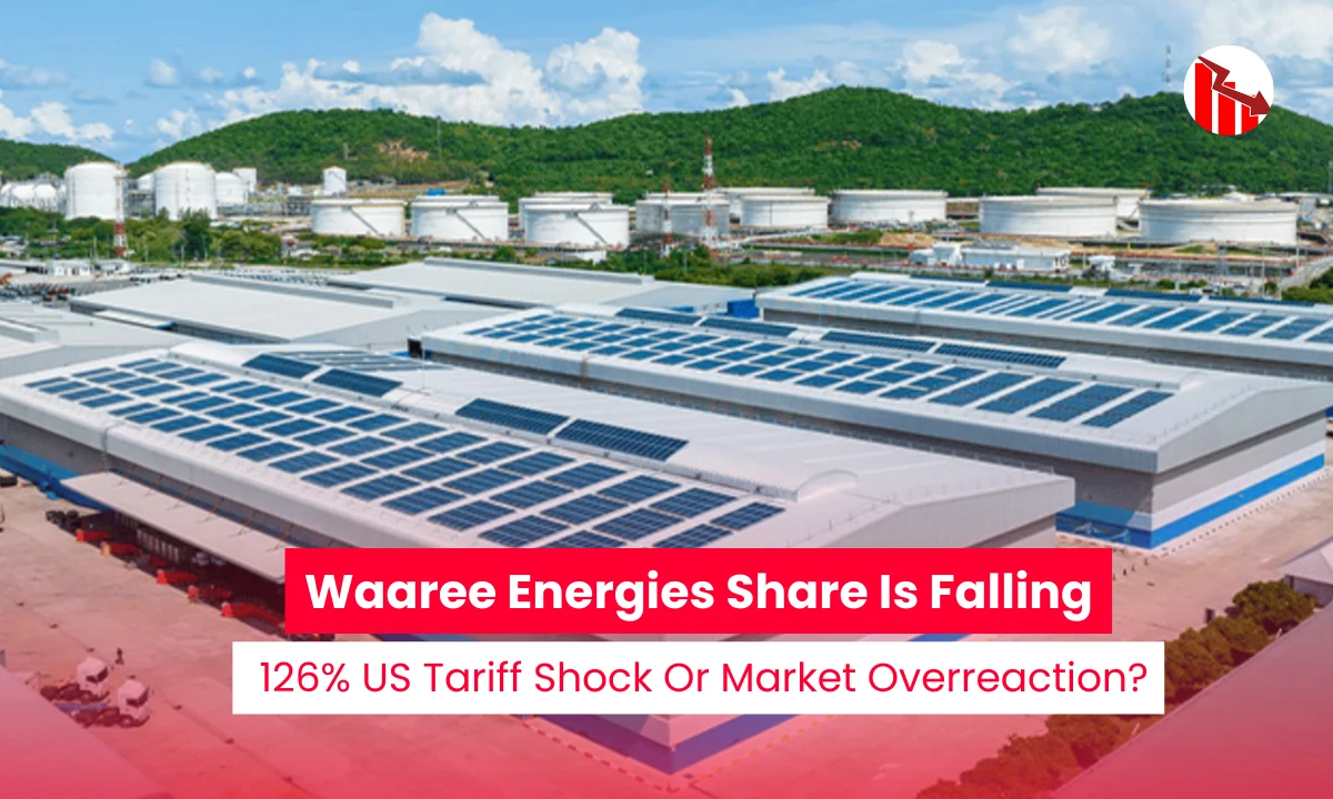 Waaree Energies Share Is Falling 126% US Tariff Shock Or Market Overreaction | Image Via © Livemint.com