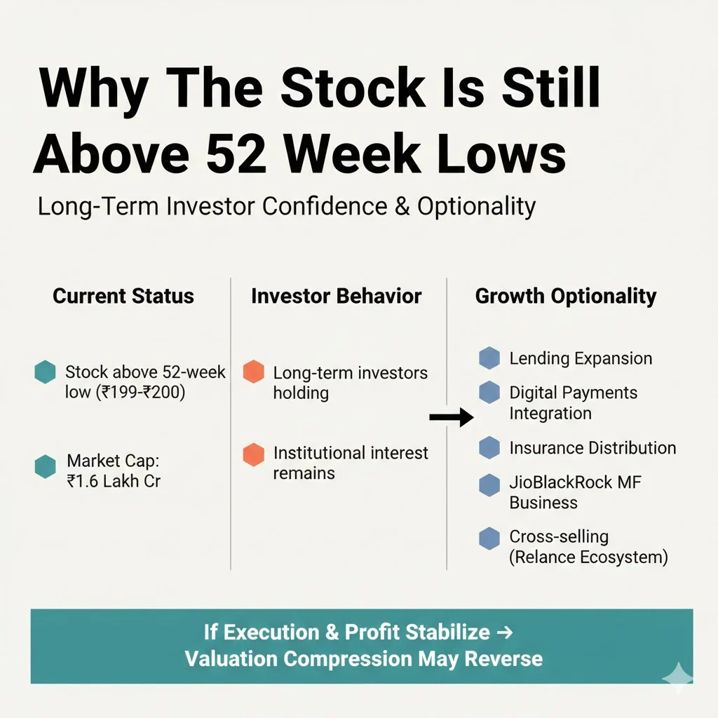 Why The Stock Is Still Above 52 Week Lows?
